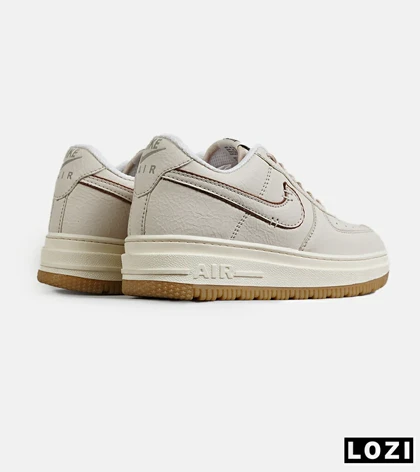 کفش مردانه و زنانه کرم قهوه ای NIKE AIR FORCE مدل 7649