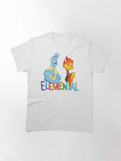 تیشرت elemental طرح Ember &amp; Wade Elemental کد 199415
