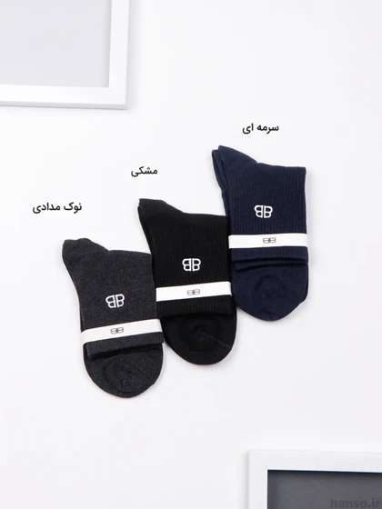 جوراب نیم ساق نخی بالنسیاگا BB کد 5012