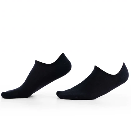 جوراب جوپا زیر قوزکی ساده - سیاه ساده