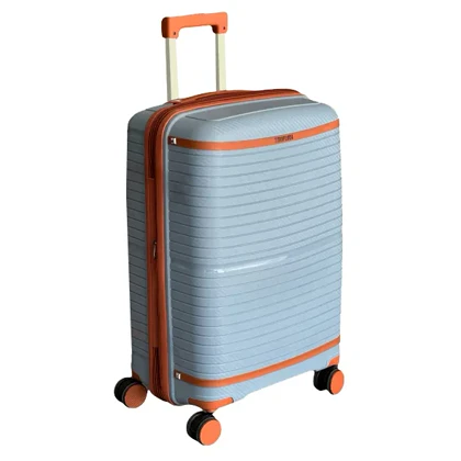 چمدان نشکن تیتان پلورا مدل TITANPLORA - TP6666 TRAVEL IN STYLE سری 4 عددی (کیف آرایشی هدیه)