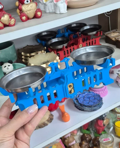 ترازو دکوری چوبی قدیمی