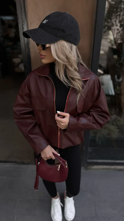 بامبر چرم cherry