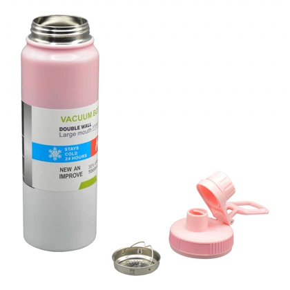 فلاسک استیل وکیوم اسپرت باتل مدل Leak Proof ظرفیت 0.8 لیتر