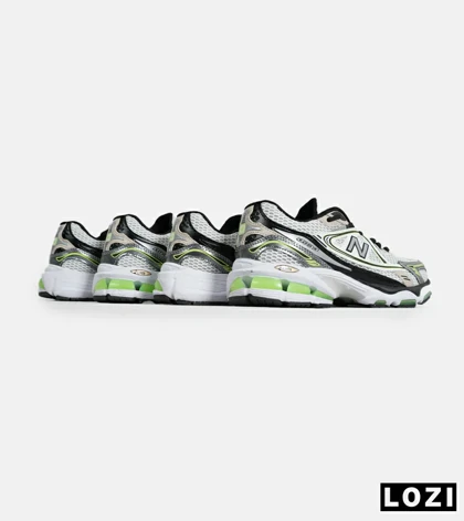 کفش کتانی مردانه و زنانه سفید سبز مشکی NEW BALANCE 1064