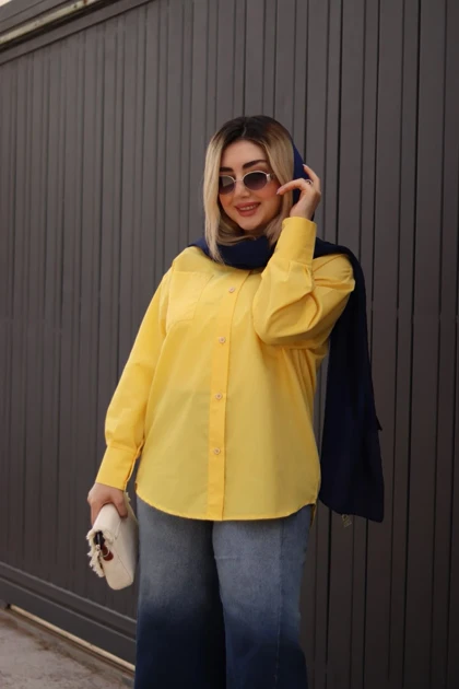 شومیز مانتویی هلن کد 86432