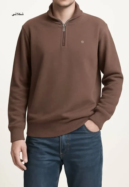 پلیور دورس مردانه جلو زیپ پیمان 1