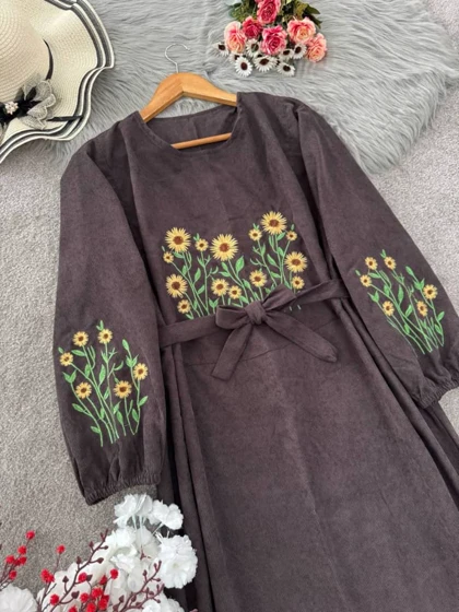 کفتان گلدوزی شده پاییزه