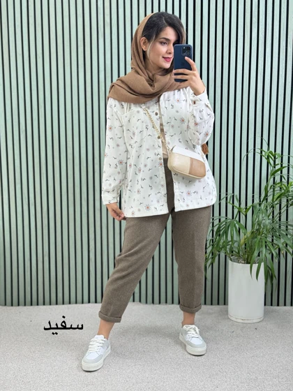 مانتو کبریتی طرحدار