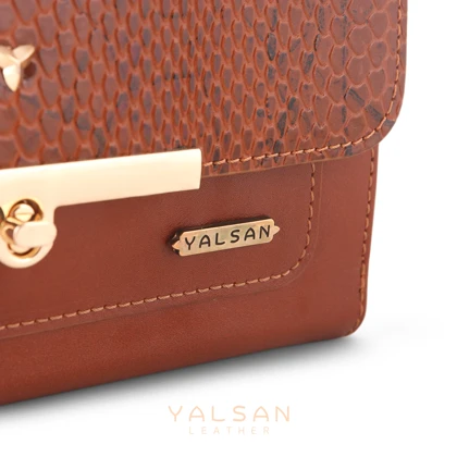 کیف دوشی زنانه چرم یلسان مدل لیندا کد106-MRV