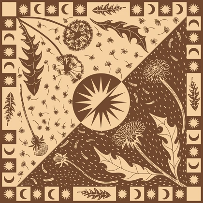 روسری نخ پنبه قاصدک