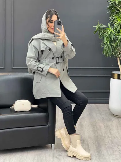 بارانی چهاردکمه ژیله پاگن