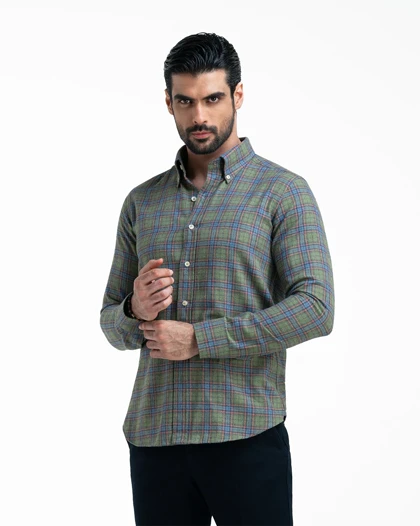 پیراهن مردانه پشمی کد 1859