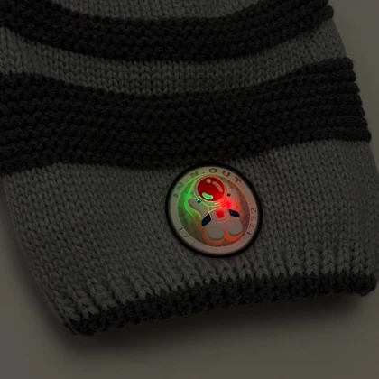 کلاه و شال چراغ دار زمستانی جدید