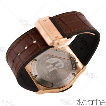 ساعت هابلوت مردانه کلاسیک فیوژن سه موتوره بند چرم قهوه ای 102220