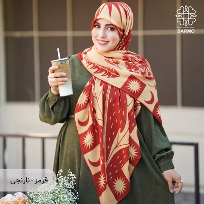 روسری نخ پنبه قاصدک