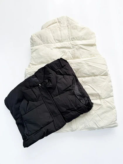 پافر زنانه شمعی جیب کج