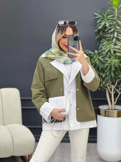 مانتو ترکیبی نورا