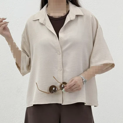 شومیز زنانه باکسی صوفیا شیکدونیا