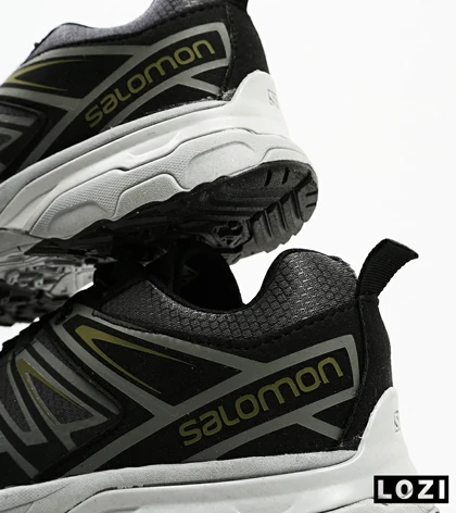 کفش کتانی مشکی طوسی سبز Salomon X ULTRA