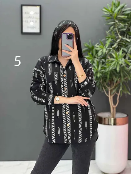 شومیز جلو دکمه سنتی
