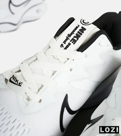 کفش کتانی مردانه و زنانه سفید مشکی NIKE zoom x smiley