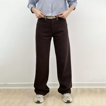 شلوار جین نیم بگ 1007521