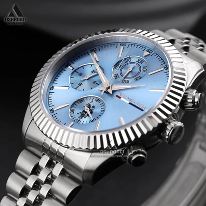 ساعت یو اس پولو صفحه آبی U.S. Polo Assn. USPA1054B-07