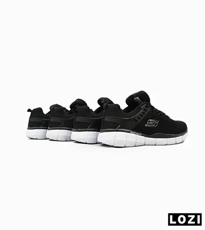 کفش کتانی طبی ورزشی مشکی SKECHERS SKECH-KNIT