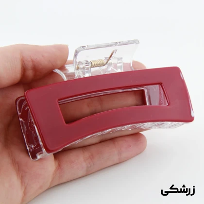 کلیپس دخترانه طرح مستطیل خطی بزرگ