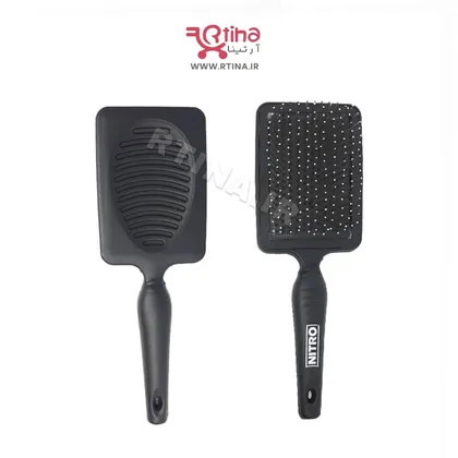 برس موی سر مشکی نیترو مدل Paddle Brush
