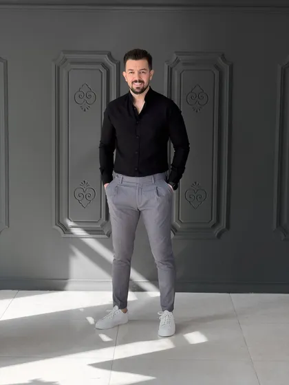 پیراهن 031501 EA مشکی