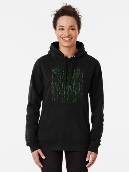 هودی Matrix هودی ماتریکس طرح The Matrix Code