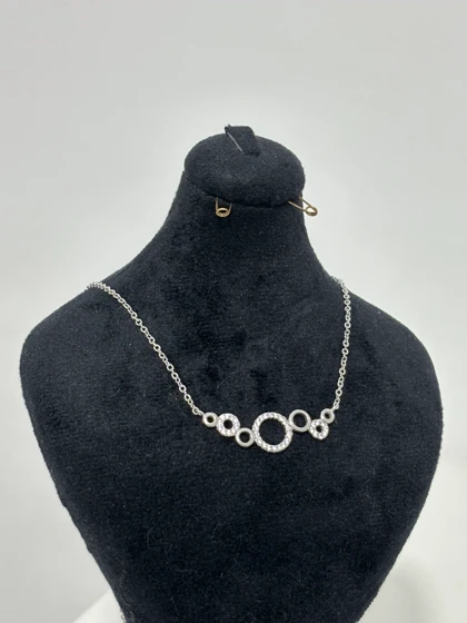 گردنبند نقره خاص حلقه درهم 991