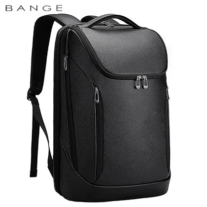 کوله پشتی لپ تاپ 15.6 اینچ چرم بنج Bange اصل مدل BG-6623 با پورت USB