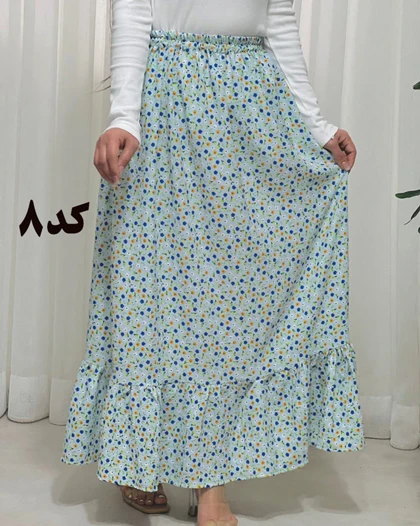 دامن پفکی چین چین بلند 6870