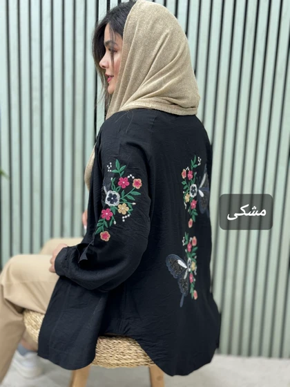 شومیز گلدوزی پروانه