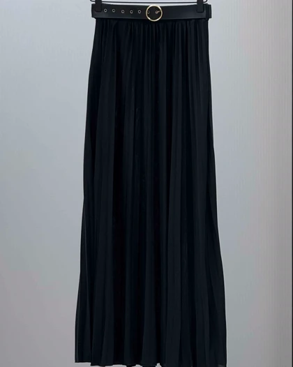 دامن پلیسه کمربند دار