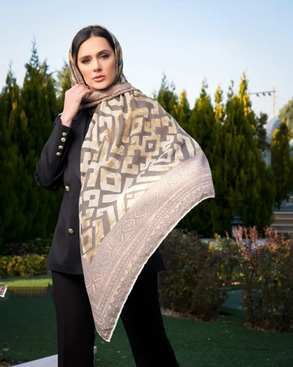 روسری نخی لوزی