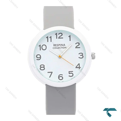 ساعت Respina رسپینا پسرانه سفید طوسی Respina-7025-L