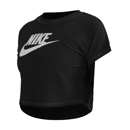 کراپ آستین کوتاه ورزشی زنانه نایک مدل VHD-3C337 مشکی