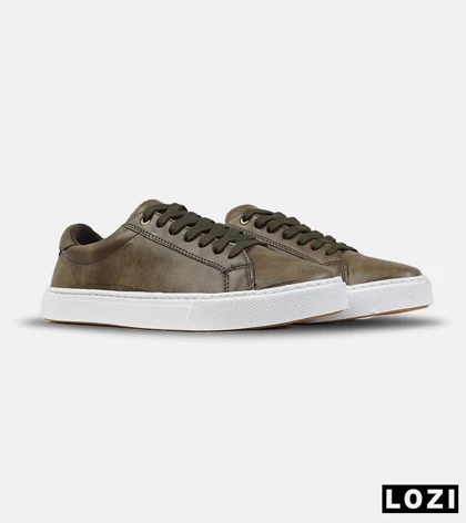 کتانی کژوال پول اند بیر سبز مردانه خرید کفش اسپرت Pull&Bear مدل 9086