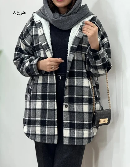 پالتو پشمی داخل تدی کلاهدار پردیس