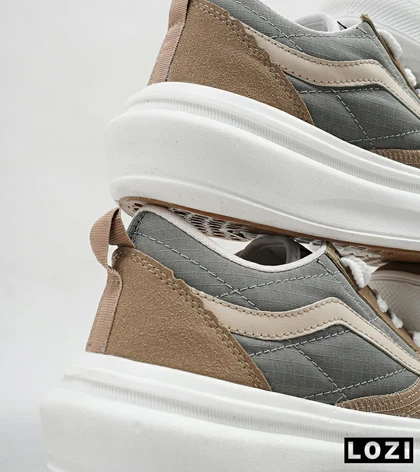 کفش اسنیکرزمردانه قهوه ای خاکستری ونس VANS