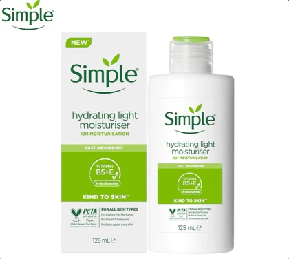 کرم مرطوب‌کننده و آبرسان سیمپل Simple مدل لایت