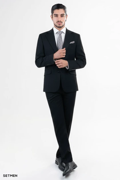 کت و شلوار مردانه دو تکه یقه انگلیسی