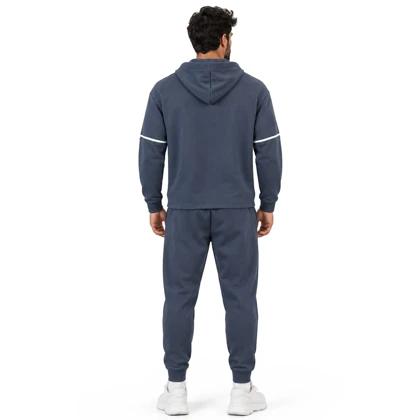 ست سویشرت و شلوار گرمکن اسپرت نایک مدل J24802 آبی نفتی