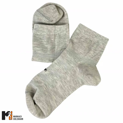 جوراب نیم ساق مردانه ملانژ کد 404