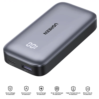 پاور بانک 10000 شارژ سریع تایپ‌سی و یواس‌بی 30 وات یوگرین PB501 25189