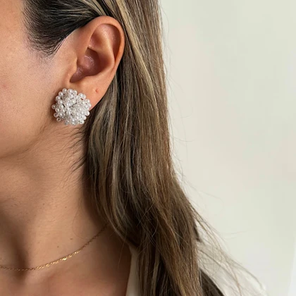 گوشواره زنانه مرواریدی کد 926